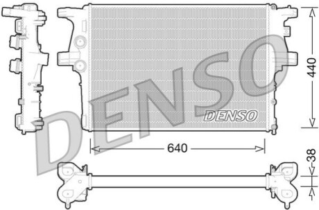 Радіатор DENSO DRM12008