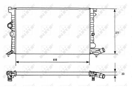 Радиатор NRF 58946