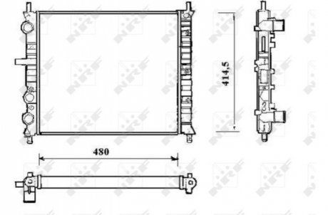 Радиатор NRF 58191