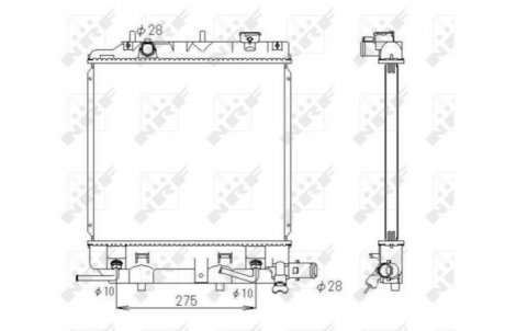 Радиатор NRF 53434