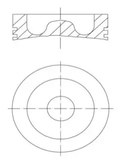 Поршень MAHLE / KNECHT 061PI00130000 (фото 1)