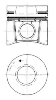 Поршень KOLBENSCHMIDT 91620600