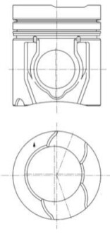 Поршень KOLBENSCHMIDT 40182600