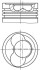 Поршень MAHLE / KNECHT 0306601 (фото 1)