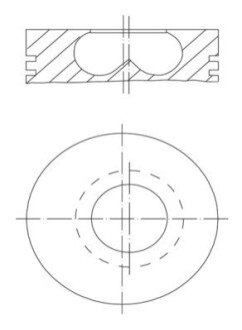 Поршень MAHLE / KNECHT 0070400