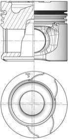 Поршень KOLBENSCHMIDT 41172620