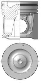Поршень KOLBENSCHMIDT 40912600