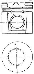 Поршень KOLBENSCHMIDT 40235610