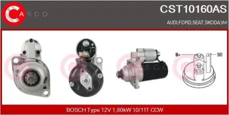 Стартер CASCO CST10160AS