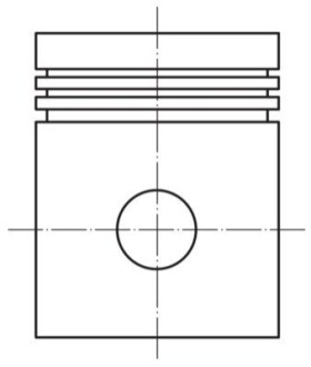 Поршень MAHLE / KNECHT 0373600