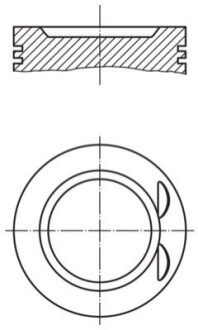 Поршень MAHLE / KNECHT 0117300