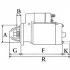 Стартер JEEP/CHRYSLER/DODGE 05034555AA (фото 3)