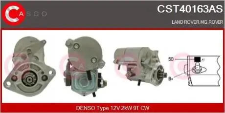 Стартер CASCO CST40163AS