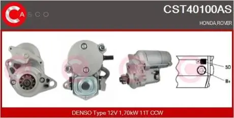 Фото стартер CASCO CST40100AS Стартер CASCO CST40100AS