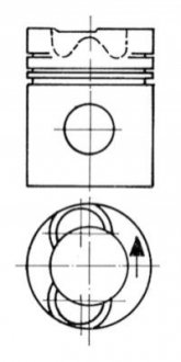 Поршень KOLBENSCHMIDT 94724700