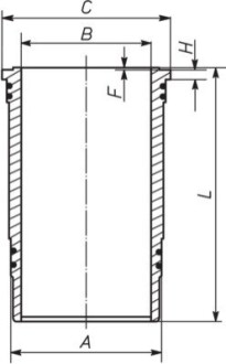 TULEJE MAHLE / KNECHT 227WN3700 (фото 1)