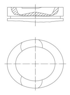 Piston MAHLE / KNECHT 037PI00107000 (фото 1)