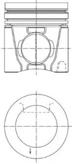 Piston KOLBENSCHMIDT 41166600