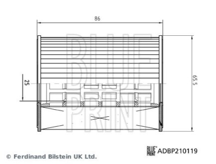 FILTR BLUE PRINT ADBP210119