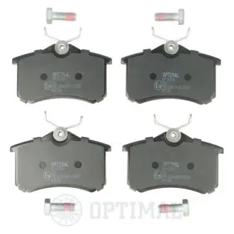 KLOCKI HAMULCOWE AUDI A4 (8E2, B6), A4 (8EC, B7), A4 AVANT (8E5, B6), A4 AVANT (8E 83-13 TYL SZT Optimal BP10094