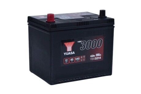 12V 60Ah SMF Battery Japan (1) YUASA YBX3214