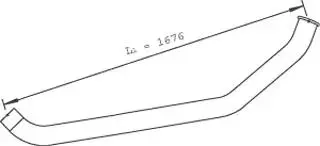 Труба выхлопного газа Dinex 47626