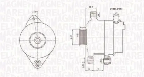 Автозапчасть MAGNETI MARELLI 063731949010