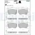 Klocki ham. MERCEDES-BENZ C-Series Delphi LP3842 (фото 1)