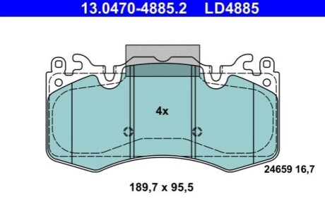 Автозапчасть ATE 13047048852