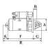 Стартер MB 609 (24V/4KW) (30°) = 110524 CARGO F032110524 (фото 1)