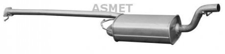 Глушник системи випуску (середній) ASMET 07153 (фото 1)
