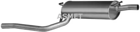 Глушник вихлопних газів (кінцевий) ASMET 20019
