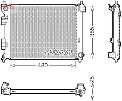 Chodnica HYUNDAI i20 I / i20 II 08- DENSO DRM41034