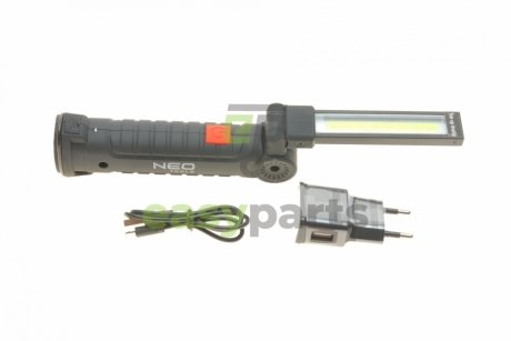 Ліхтарик-лампа (200Lm/3W/1200mAh/магнит/USB) NEO TOOLS 99-041