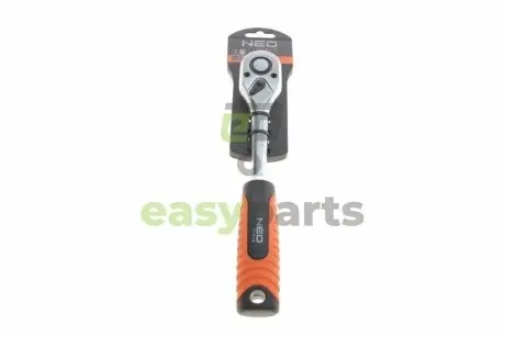 Фото тріскачка 1/2" 45 зубців 265 мм NEO TOOLS 08-521 Тріскачка 1/2" 45 зубців 265 мм NEO TOOLS 08-521