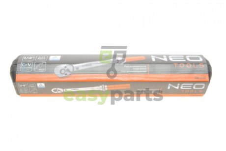 Ключ динамометричний 1/4" 5-25 Нм 250 мм NEO TOOLS 08-822