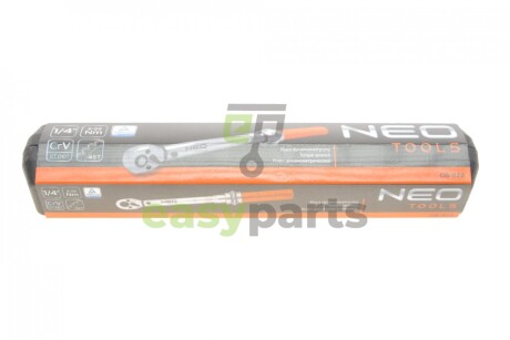 Ключ динамометричний 1/4" 5-25 Нм 250 мм NEO TOOLS 08-822