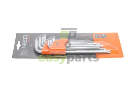 Набір ключів Г-под. Torx T10-T50 NEO TOOLS 09-526