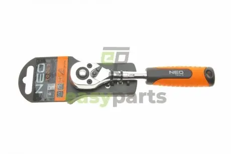 Фото тріскачка 1/4" 45 зубців 150 мм NEO TOOLS 08-504 Тріскачка 1/4" 45 зубців 150 мм NEO TOOLS 08-504