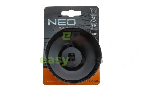 Насадка для заміни масляного фільтра 3/8" (d=76mm/14 граней) NEO TOOLS 11364