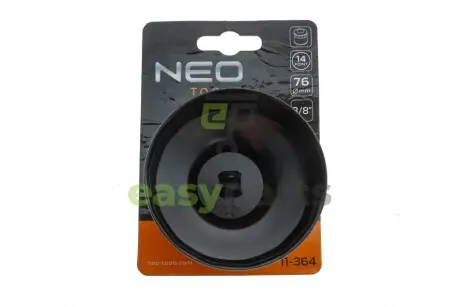 Насадка для заміни масляного фільтра 3/8" (d=76mm/14 граней) NEO TOOLS 11364