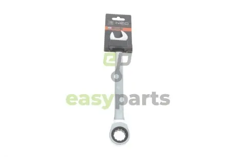 Ключ ріжково-накидний з тріскачкою 21 мм 72 зуб. L-290 мм NEO TOOLS 09069