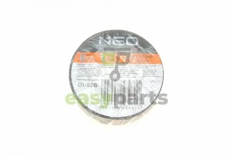 Стрічка ізоляційна 15x0,13 mm 10 m (чорна) NEO TOOLS 01526