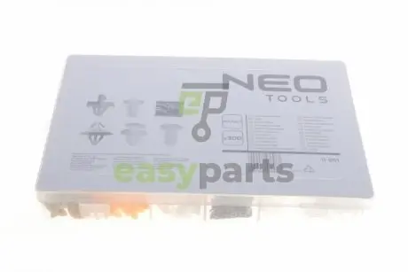 Набір кліпс для кріплення обшивки Renault 300 од. NEO TOOLS 11951