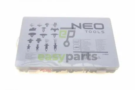 Набір кліпс для кріплення обшивки Toyota, Lexus 360 од. NEO TOOLS 11950