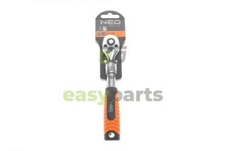 Тріскачка 1/4" телескопічна 72 зубця 150-200 мм NEO TOOLS 08502