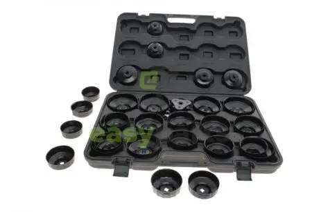 Набір знімачів масляних фільтрів (d=66-108mm) (1/2" F x 3/8" M) (30шт) NEO TOOLS 11242