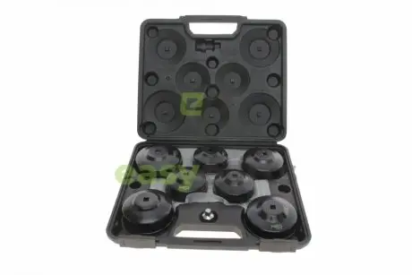 Набір знімачів масляних фільтрів (d=65-100mm) (1/2" F x 3/8" M) (16шт) NEO TOOLS 11243 (фото 1)