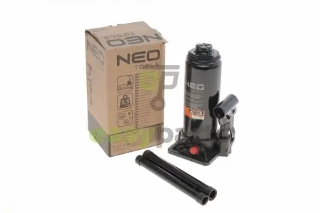Домкрат пляшковий гідравлічний 8 т h=230-456 мм NEO TOOLS 10453
