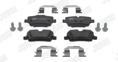 Колодки гальмівні (задні) BMW 3 (G20/G21/G80/G81/G28)/4 (G22/G23/G82/G83/G26) 18-/2 (G42/G87) 21- Jurid 574018J